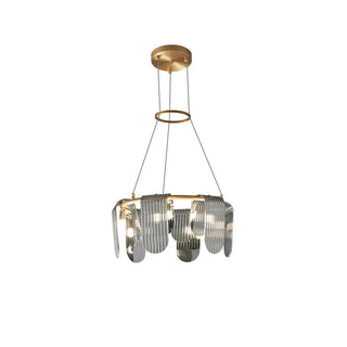 Leo Lustre en Verre Moderne