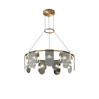 Leo Lustre en Verre Moderne