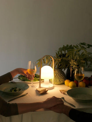 Nerys Lampe de Table de Table Scandinave