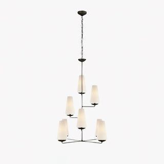 Lustra Lustre Vertical en Cuivre et Lin