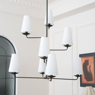 Lustra Lustre Vertical en Cuivre et Lin