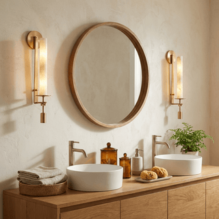 Fontanelle Alabaster Wall Lamp-Neutral Decor