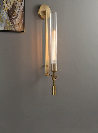 Ceshaisra Applique Murale Classique Française en Laiton Et Verre à Brancher