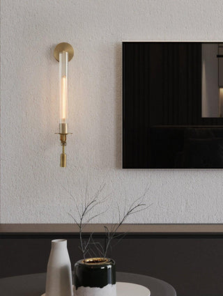 Ceshaisra Applique Murale Classique Française en Laiton Et Verre à Brancher