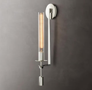 Ceshaisra Applique Murale Classique Française en Laiton Et Verre à Brancher