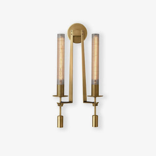 Lustra Applique Murale Laiton Minimaliste Verre Cannelé
