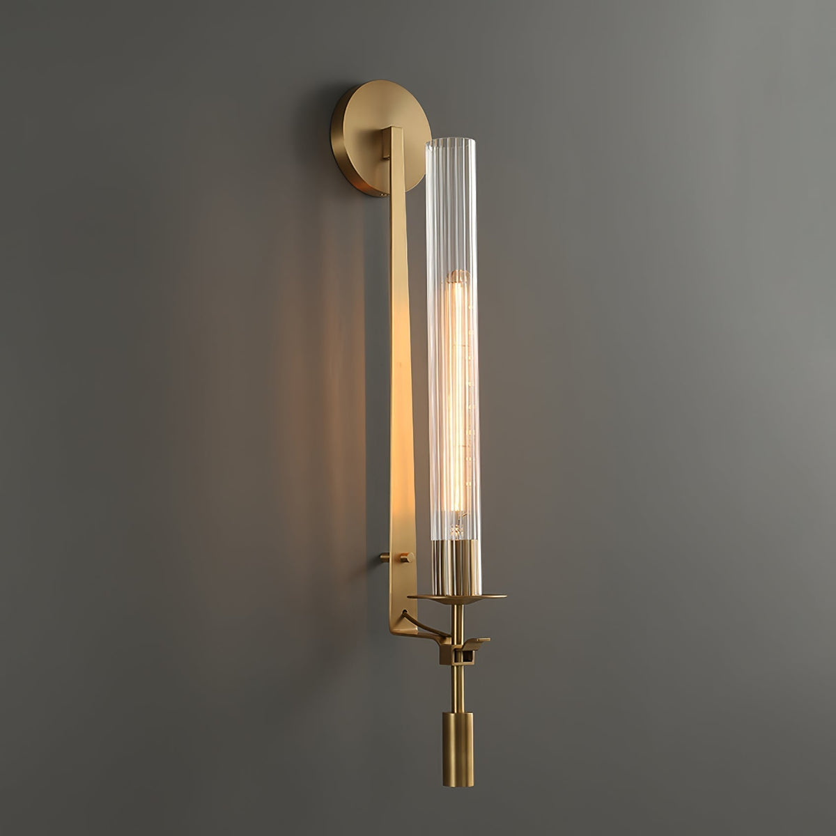 Lucian Applique Murale Intérieure en Verre Style Ferme