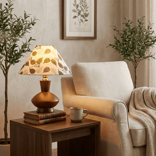 Forest Leaf Table Lamp-Neutral Decor