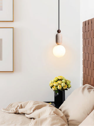 Vaarnii Suspension Minimaliste en Travertin