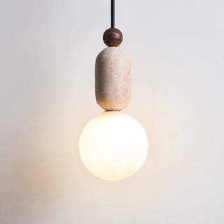 Vaarnii Suspension Minimaliste en Travertin