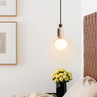 Vaarnii Suspension Minimaliste en Travertin