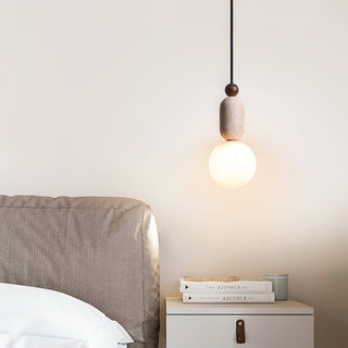Vaarnii Suspension Minimaliste en Travertin