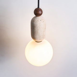 Vaarnii Suspension Minimaliste en Travertin