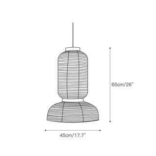 Cutheion Suspension Papier De Riz Créativité Individuelle