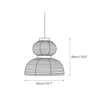 Cutheion Suspension Papier De Riz Créativité Individuelle