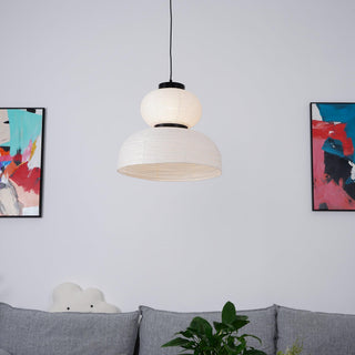 Tessire Lampe Suspendue Scandinave en Papier