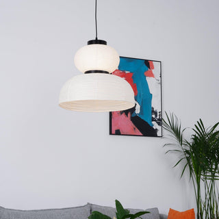 Tessire Lampe Suspendue Scandinave en Papier