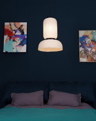 Tessire Lampe Suspendue Scandinave en Papier