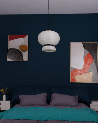 Tessire Lampe Suspendue Scandinave en Papier
