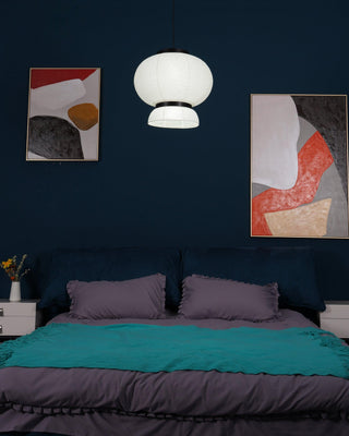 Tessire Lampe Suspendue Scandinave en Papier
