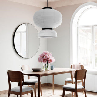 Tessire Lampe Suspendue Scandinave en Papier