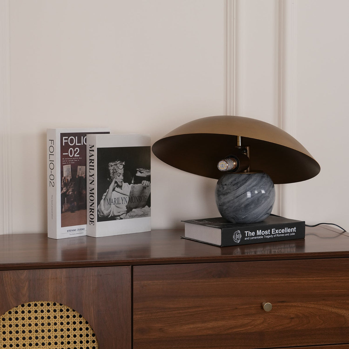 Celina Lampe de Table en Marbre d'Art