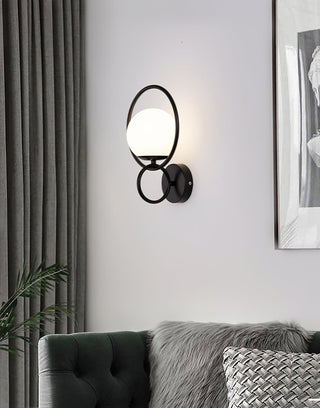 Zesilan Lampe Murale en Verre Moderne Élégante