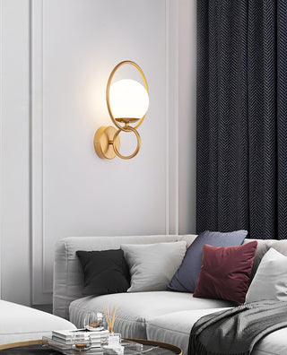 Zesilan Lampe Murale en Verre Moderne Élégante