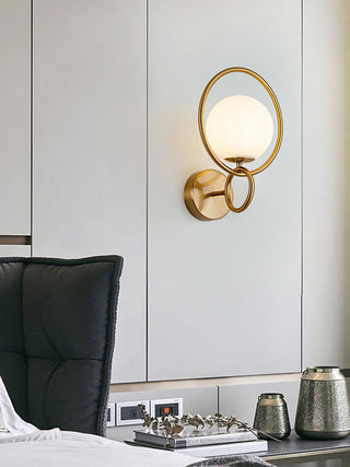 Zesilan Lampe Murale en Verre Moderne Élégante