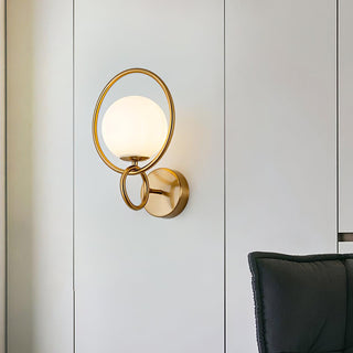 Zesilan Lampe Murale en Verre Moderne Élégante