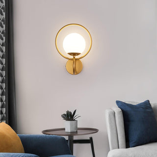 Zesilan Lampe Murale en Verre Moderne Élégante