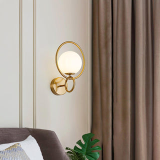 Zesilan Lampe Murale en Verre Moderne Élégante