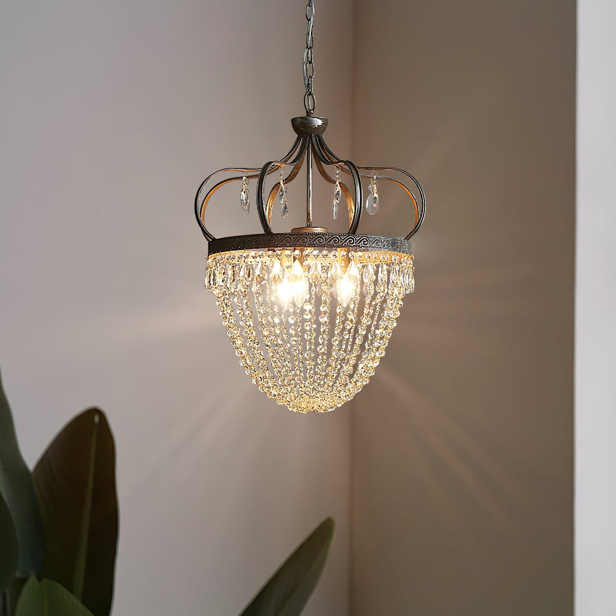 Abella Lustre Cristal Goutte de Larme