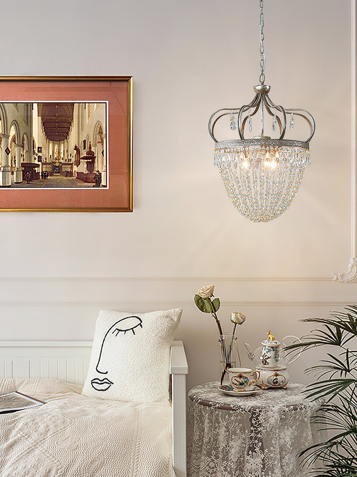 Abella Lustre Cristal Goutte de Larme