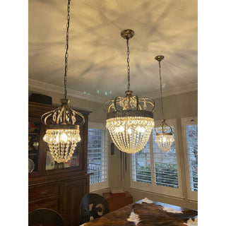 Abella Lustre Cristal Goutte de Larme