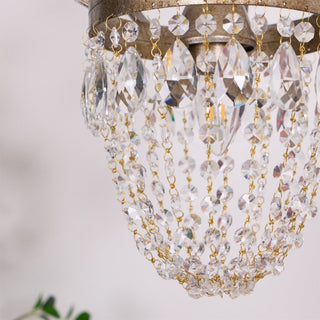 Abella Lustre Cristal Goutte de Larme