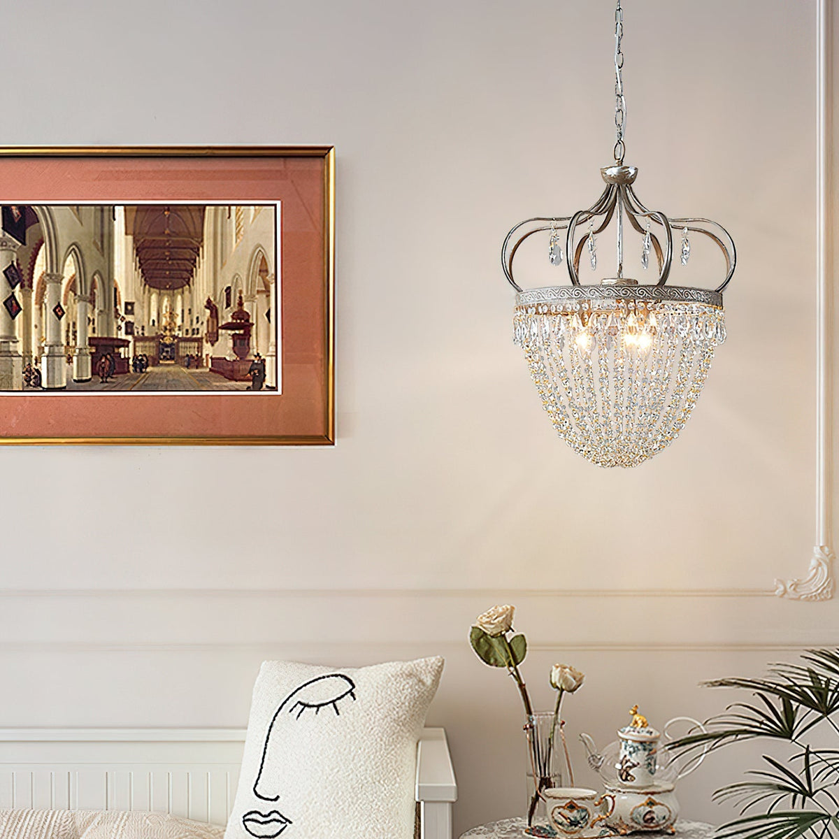 Abella Lustre Cristal Goutte de Larme