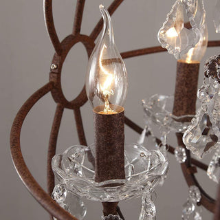 Sylirara Suspension Métal Cristal Orbe Unique Traditionnelle