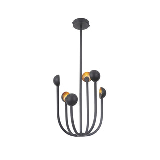 Ortalara Lustre Métal Noir Moderne Minimaliste