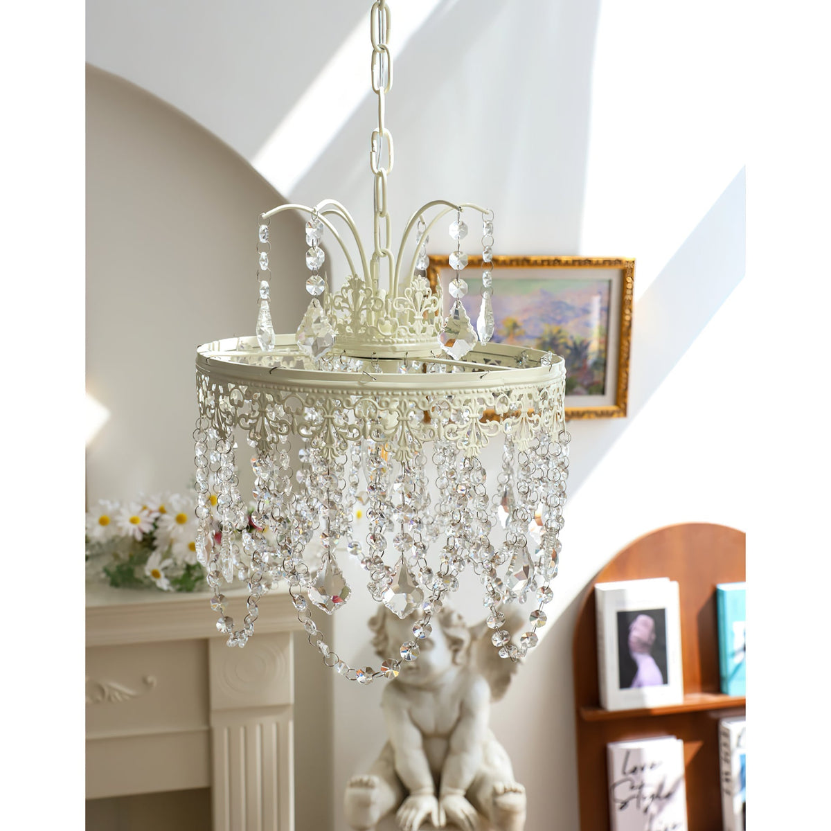 Ershaa Lustre Métal Cristal Luxe Postmoderne