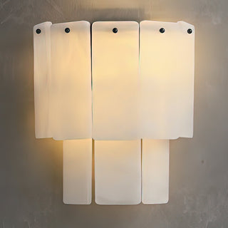 Fractured Alabaster Wall Sconce-Neutral Decor