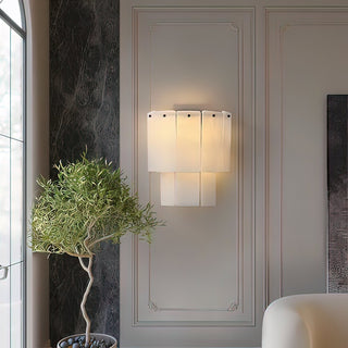 Fractured Alabaster Wall Sconce-Neutral Decor