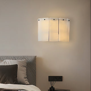 Fractured Alabaster Wall Sconce-Neutral Decor