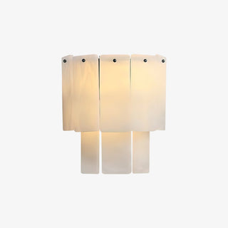 Fractured Alabaster Wall Sconce-Neutral Decor