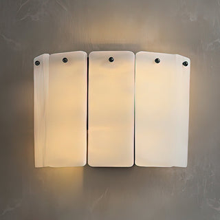 Fractured Alabaster Wall Sconce-Neutral Decor