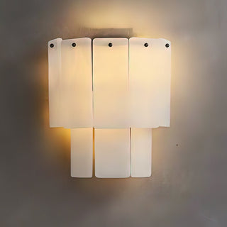 Fractured Alabaster Wall Sconce-Neutral Decor