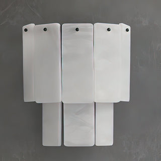 Fractured Alabaster Wall Sconce-Neutral Decor