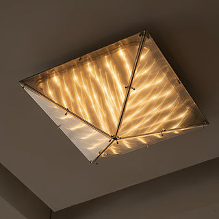Facet Plafonnier Verre Moderne