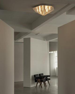 Facet Plafonnier Verre Moderne