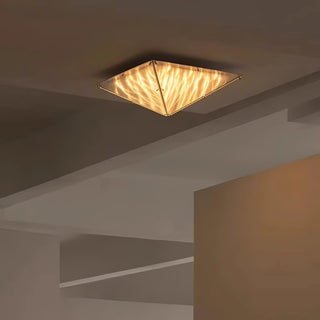 Facet Plafonnier Verre Moderne